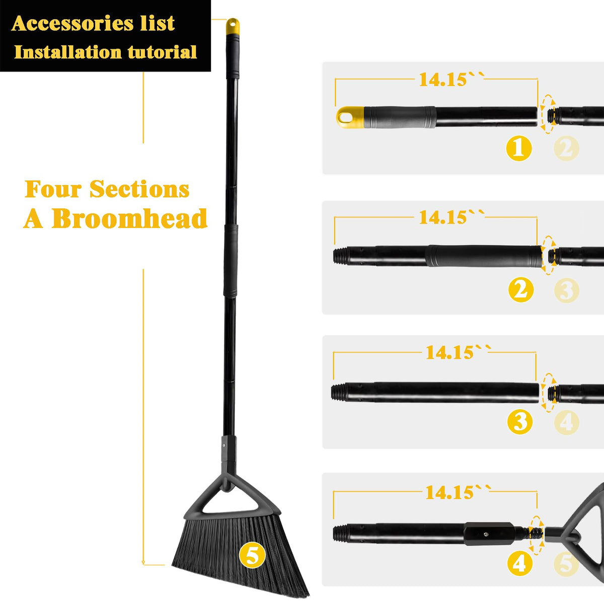 Heavy Duty Commercial Broom