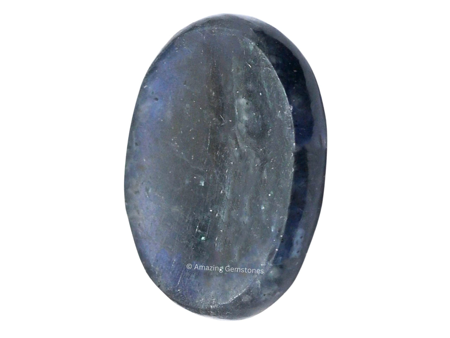 Amazing Gemstone Iolite Worry Stone, Healing Crystals - Piedra Crystal Fidget for Gift, Meditation, Calming, Relaxation, Stress Relief