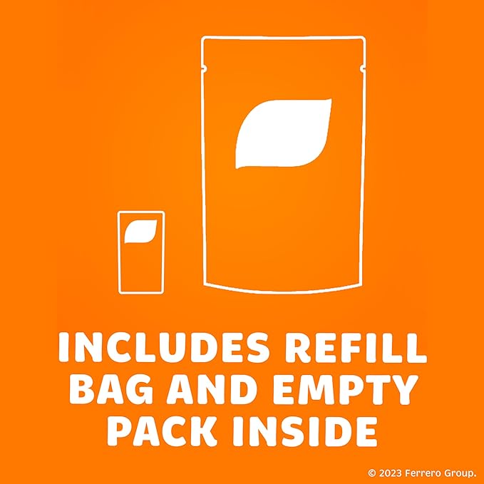 Tic Tac Bulk Resealable Refill Bag, Fruit Adventure Mints, On-The-Go Refreshment, Includes Empty Refillable Pack, 17.2 oz
