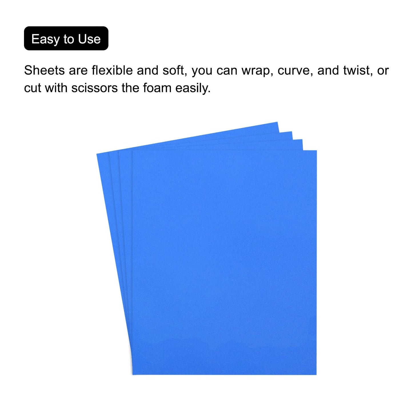 MECCANIXITY EVA Foam Sheets Dark Blue 39.4 Inch x 39.4 Inch 2mm Thick Crafts Foam Sheets for Costumes, Arts and Crafts Projects Pack of 1