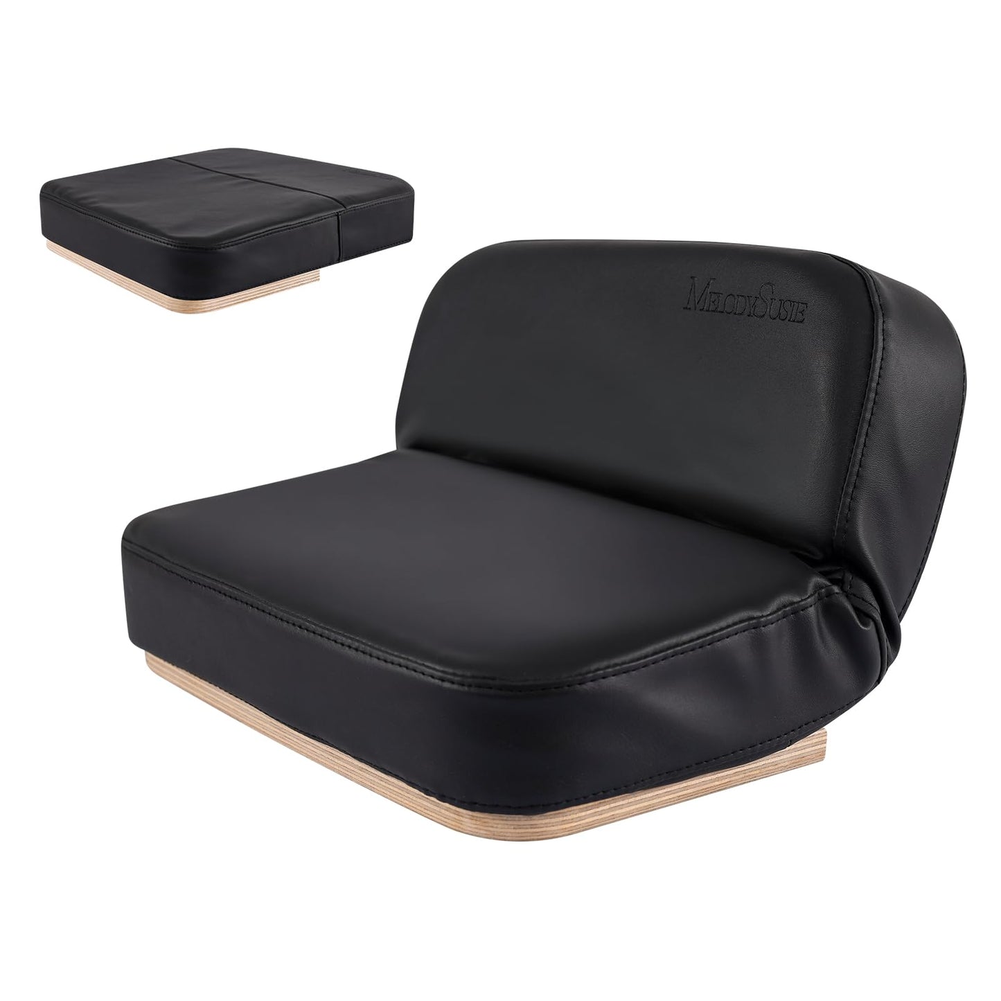 MelodySusie Foldable Nail Arm Rest for Nail Techs, 5-Level Adjustable Manicure Hand Rest Cushion, Large PU Leather Nail Hand Pillow for Acrylic Gel Nail Art, Salon Home Use, Black