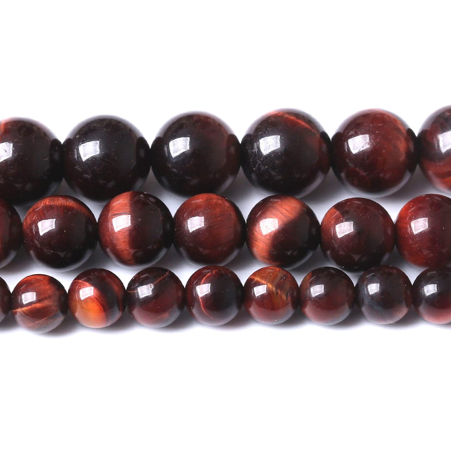 36PCS 10MM AAA Red Tiger Eye Stone Beads Natural Gemstone Bead Crystal Healing Energy Jewelry Making DIY 15 inches