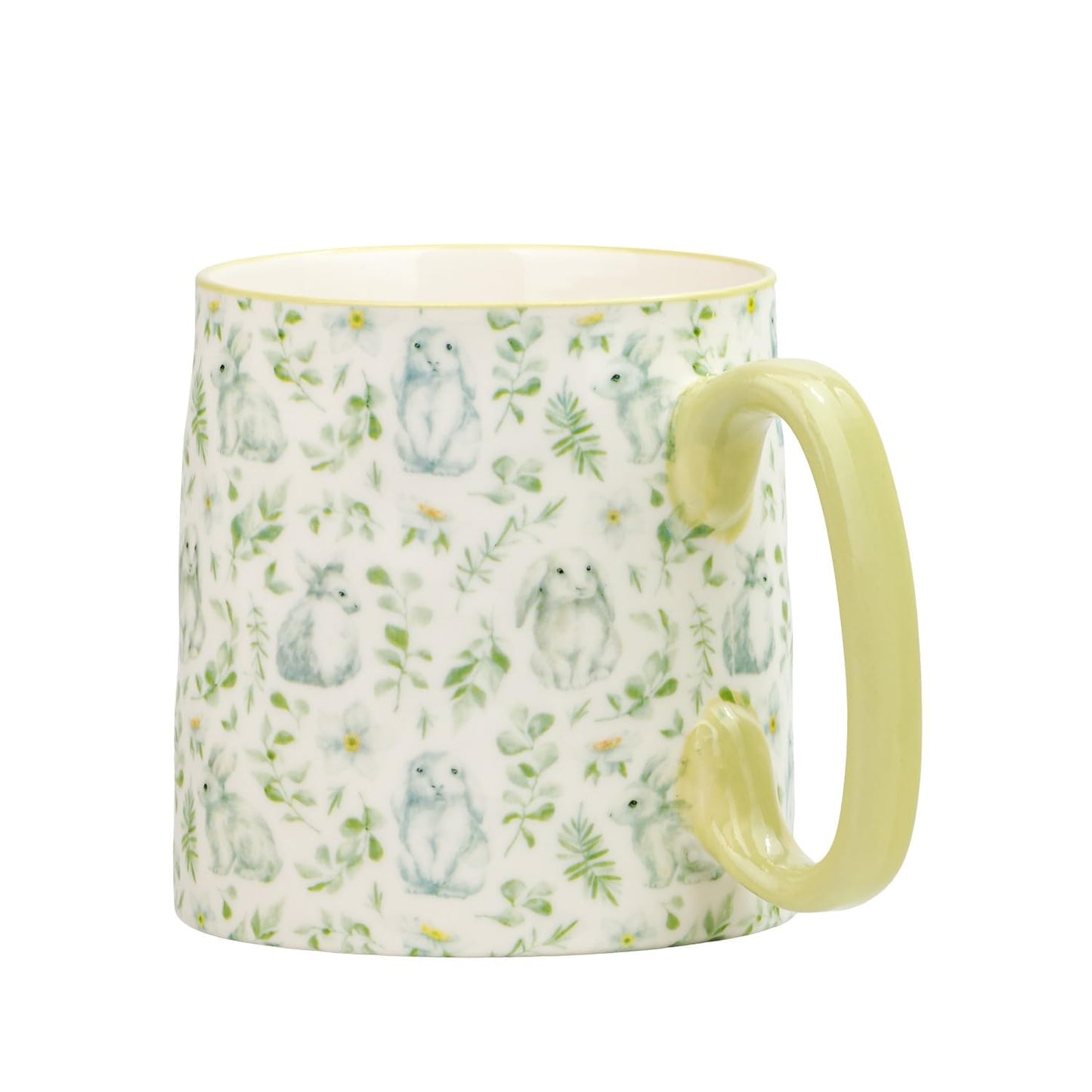10 Strawberry Street Springtime Bella Mugs, Set of 4 (Botanical Bun)