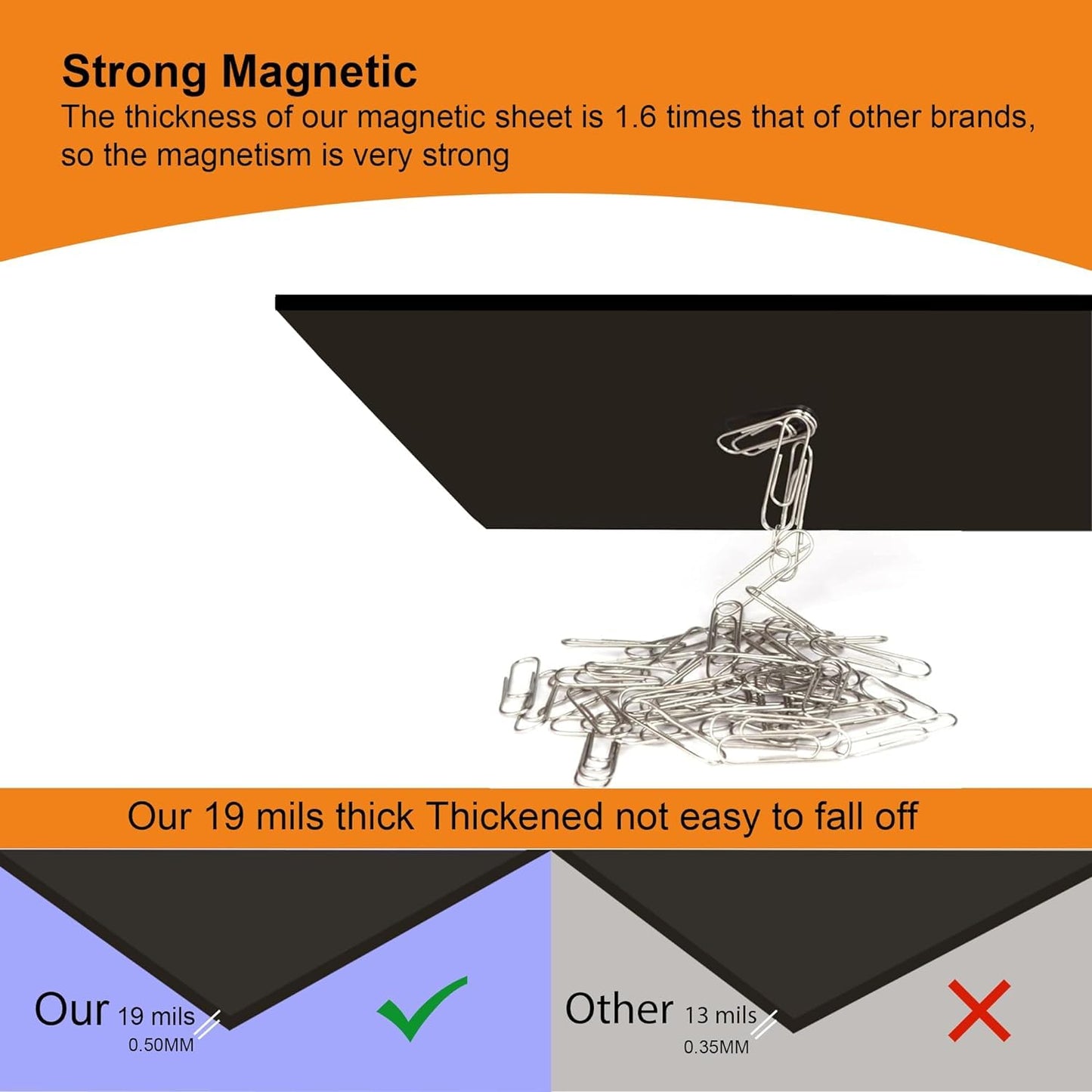 10Pcs Large Magnetic Sheets with Adhesive Backing Flexible Strong Magnet Paper for Crafts Photos and Die Storage Easy to Cut (10Pcs, A4 Size 12×8.5inch)