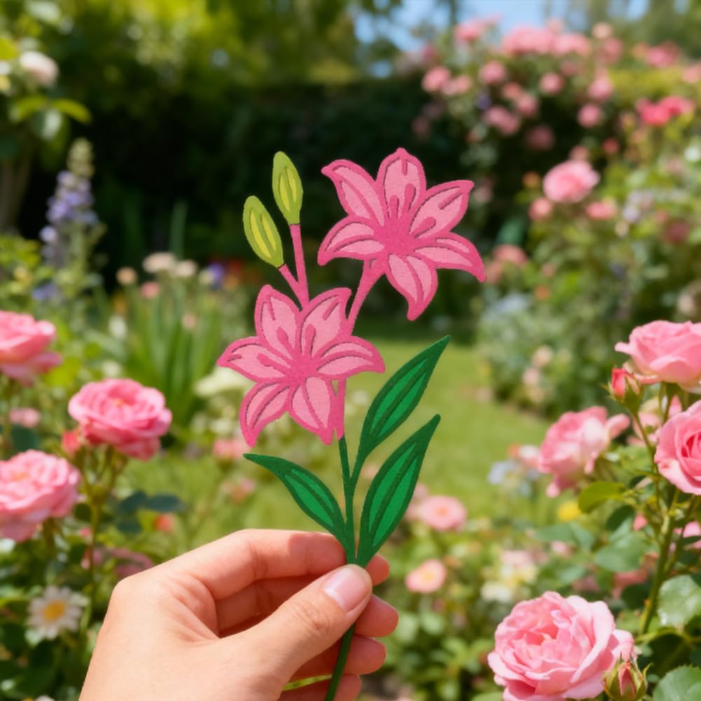 UNICRAFTALE 12pcs Long Flower Arrangement Cutting Die for Card Making Reusable Carbon Floral Theme Embossing Stencils Template Die Cut for DIY Scrapbooking Album Craft Decor 8.27x9.65Inch