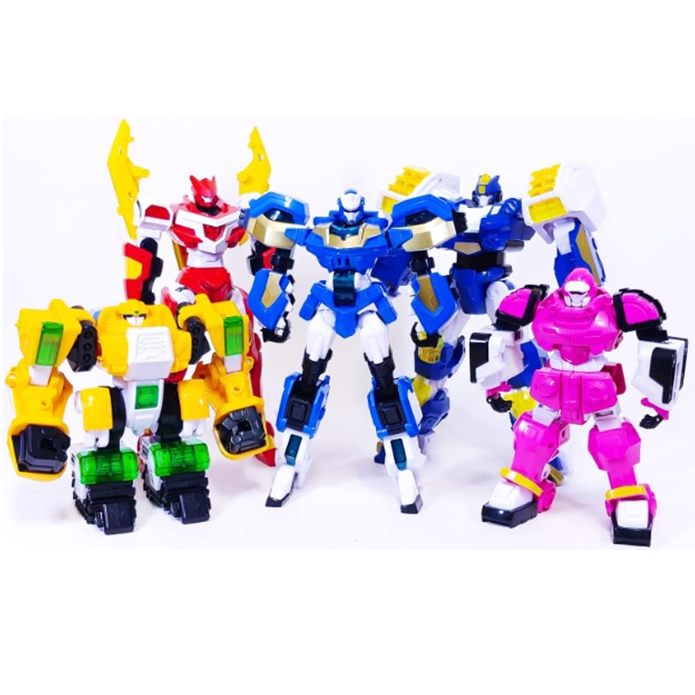 It likes Miniforce Super Dino Power 2 Super T-Raking- 5 Robots Transform into one Dinosaur Robot 19.2 * 9.6 * 13.5in