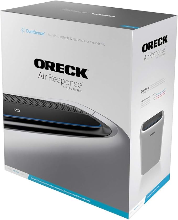 Oreck Certified HEPA Media + Odor Control Replacement Filter Kit Type B3, for Air Response Medium, Powerful HEPA and Carbon Filtration, Captures 99% of Particles, Dust, Pollen, Pet Dander and Smoke