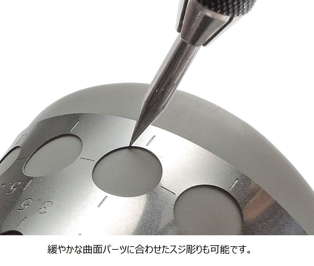 Tamiya 74150 Circle Stencil PE (3) 1-12.5 mm, Craft Tools, Model Making Accessories, 300074150