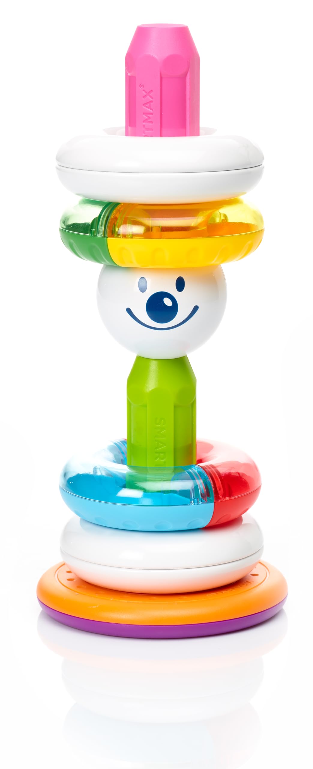 SmartMax My First Stacking Rings Magnetic Building Toy for Ages 1.5–5 – Creative STEM Stacking & Balancing Set