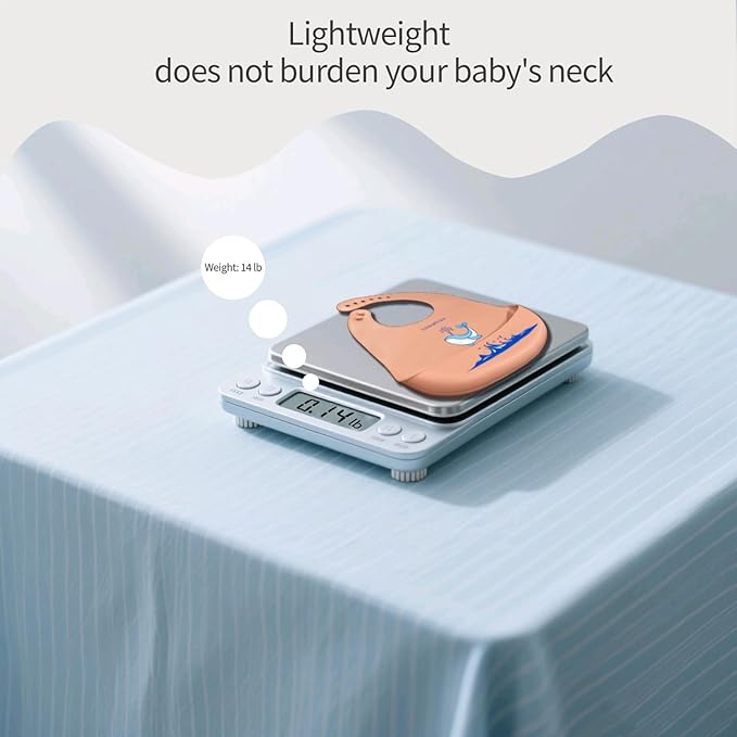 Silicone Baby Bibs – Adjustable, Soft, Waterproof & Durable, with Large Food-Catching Pocket, Feeding-Friendly