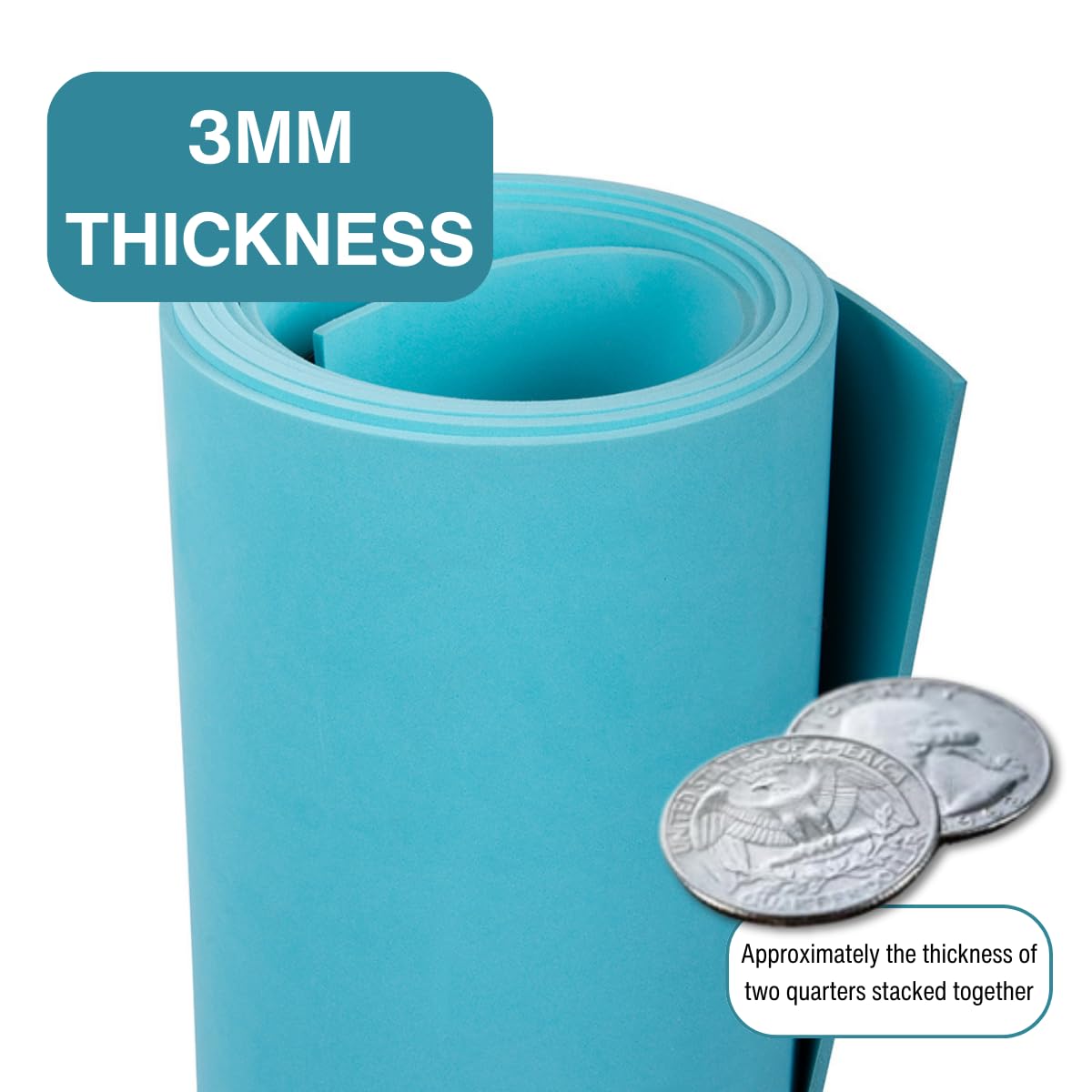 LotusFoam EVA Foam Sheet 3mm – 44"x 85" Craft Foam for Cosplay, Costumes & DIY, High Density 130 kg/m3, Heat Shapeable, Paintable, 35 Colors (Pecan) - Pecan