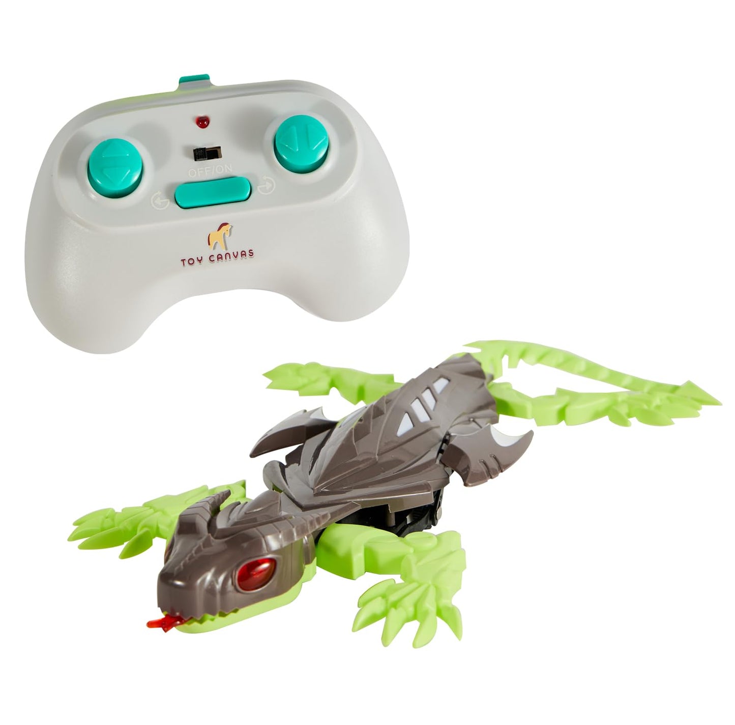 RC Lizard Wall Climbing Toy – Remote Control Robotic Gecko Kids Toys with LED Lights, Wall-Crawling Action, Battery Operated, for Boys and Girls Ages 6 and up