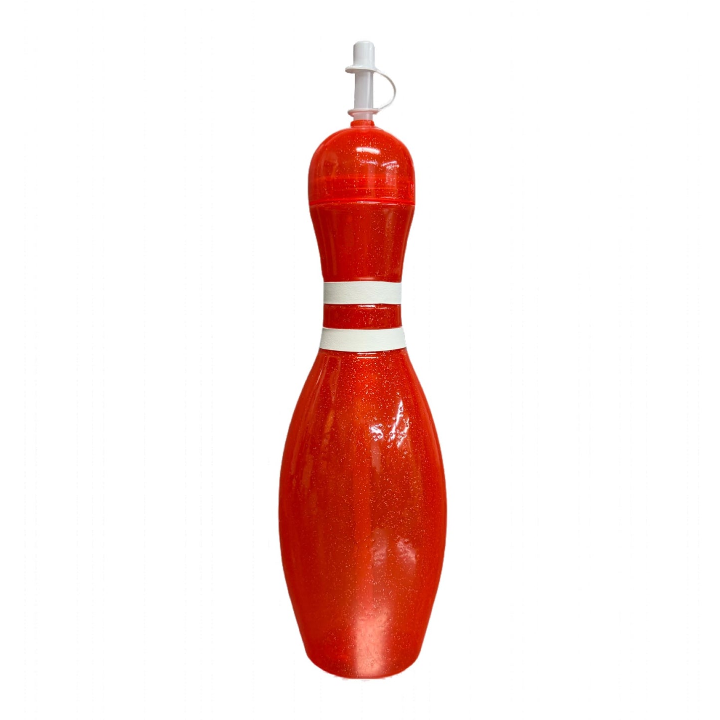 Large Bowling Pin Water Bottles Assorted Colors - 6 Pack