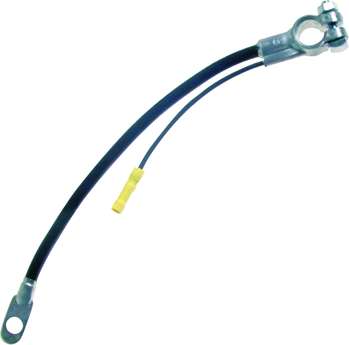 Sherco-Auto Black 20" Inch 2 Gauge Top Post Battery Cable with Auxiliary Lead - Made in USA
