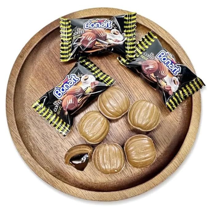 NY Spice Shop Coffee Cream Hard Candy - 2 Pound Rich Coffee Flavor with Smooth Creamy Taste -Individually Wrapped Coffe Candies for Office Home Parties Snacks Sharing & Gift Baskets