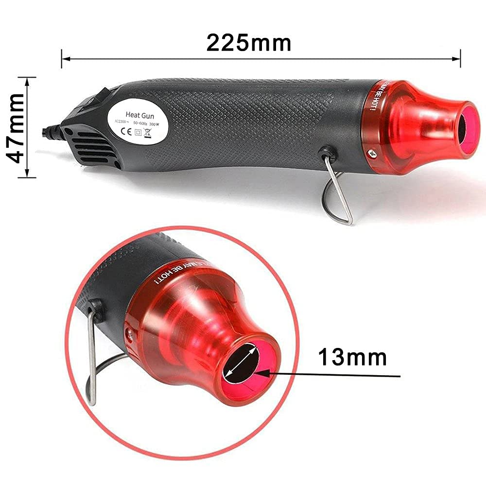 Sumi Living Mini Heat Gun, Electric Phone Repair Heat Tool Compact Hot Air Gun for DIY Embossing Shrink Wrap Drying Paint 110V