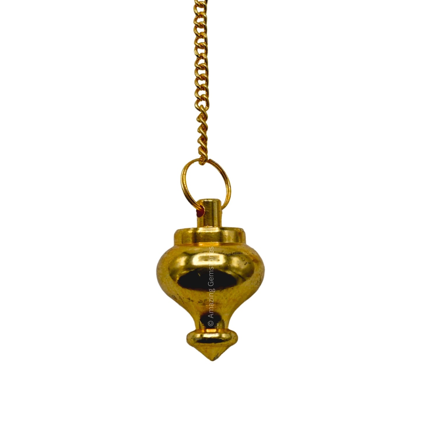 Amazing Gemstone Healing Metal Pendulums for Divination, Gold Pot Steel Copper Pendulum High Energy Pendulo de Bronce Pendulos de Mesa MP10