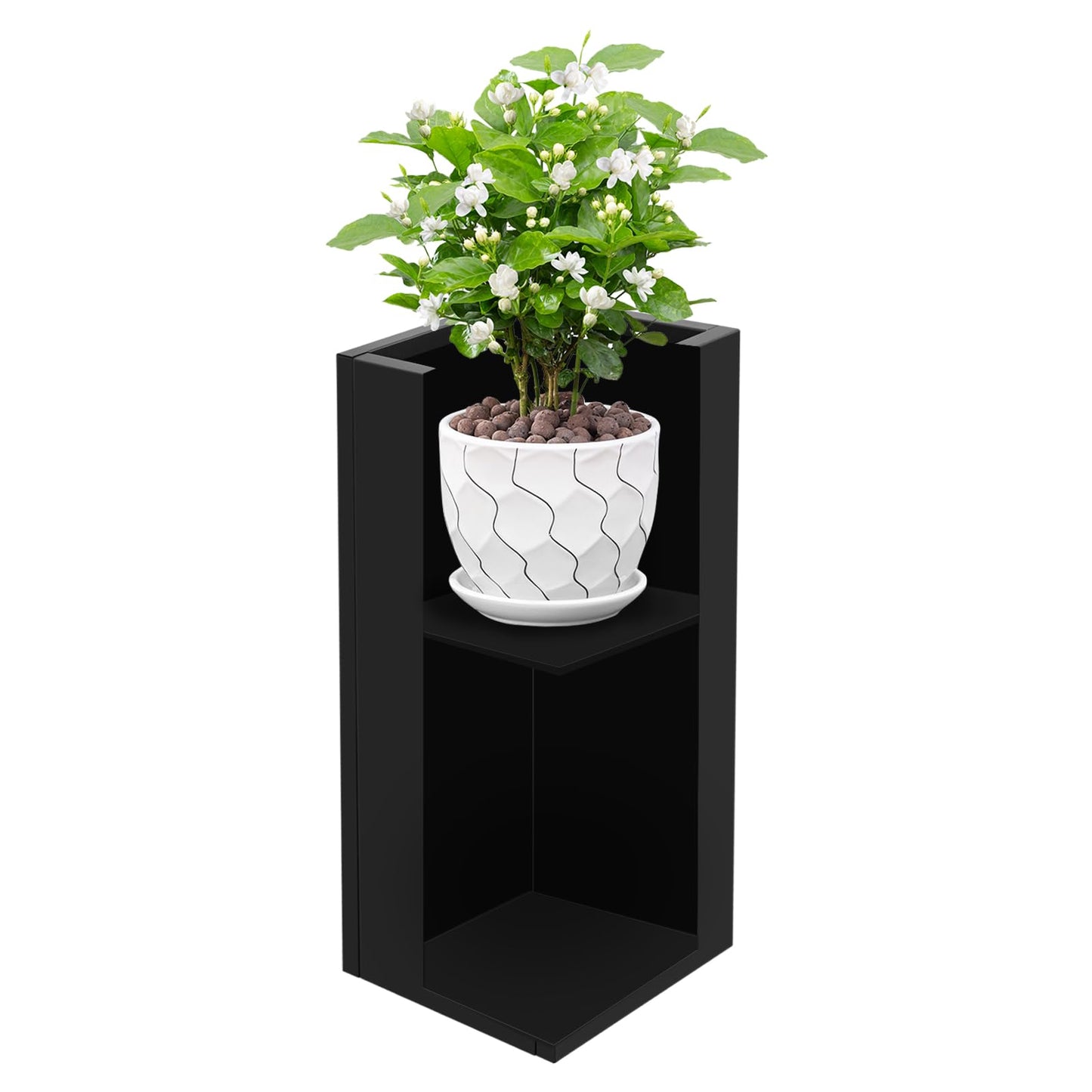 REBaiYU Rectangular Steel Planter Box with Removable Insert Shelf & Drainage Holes - 12/24 Inch Modern Planters for Indoor & Outdoor Use,Modern Flower Pot for Patio, Garden, Deck (30x12x12in)