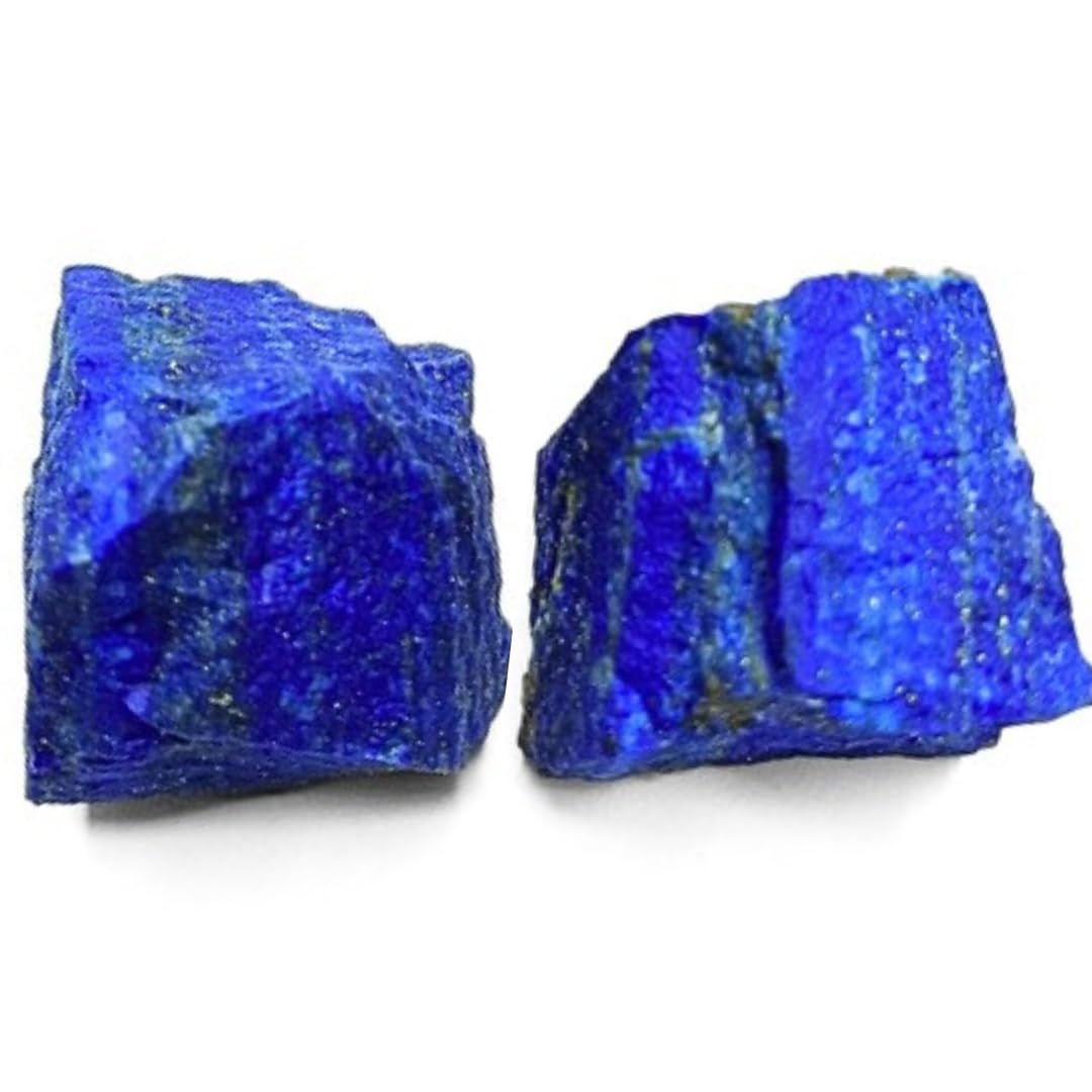 Crystals, Rocks, Jade, Crystals and Healing Stones, Witchcraft Supplies, Healing Crystals, Stones, Healing Stones, Rock Collection, Agate, Raw Stones (Lapis Lazuli, 2 Pcs)