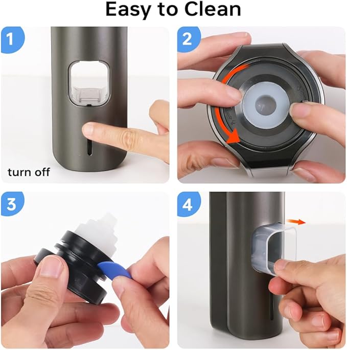 Automatic Toothpaste Dispenser Wall Mounted - Hands-Free Toothpaste Squeezer with 3 Speed Settings, 2 Toothbrush Holders & Strong Adhesive - Smart Bathroom Organizer for Kids and Adults