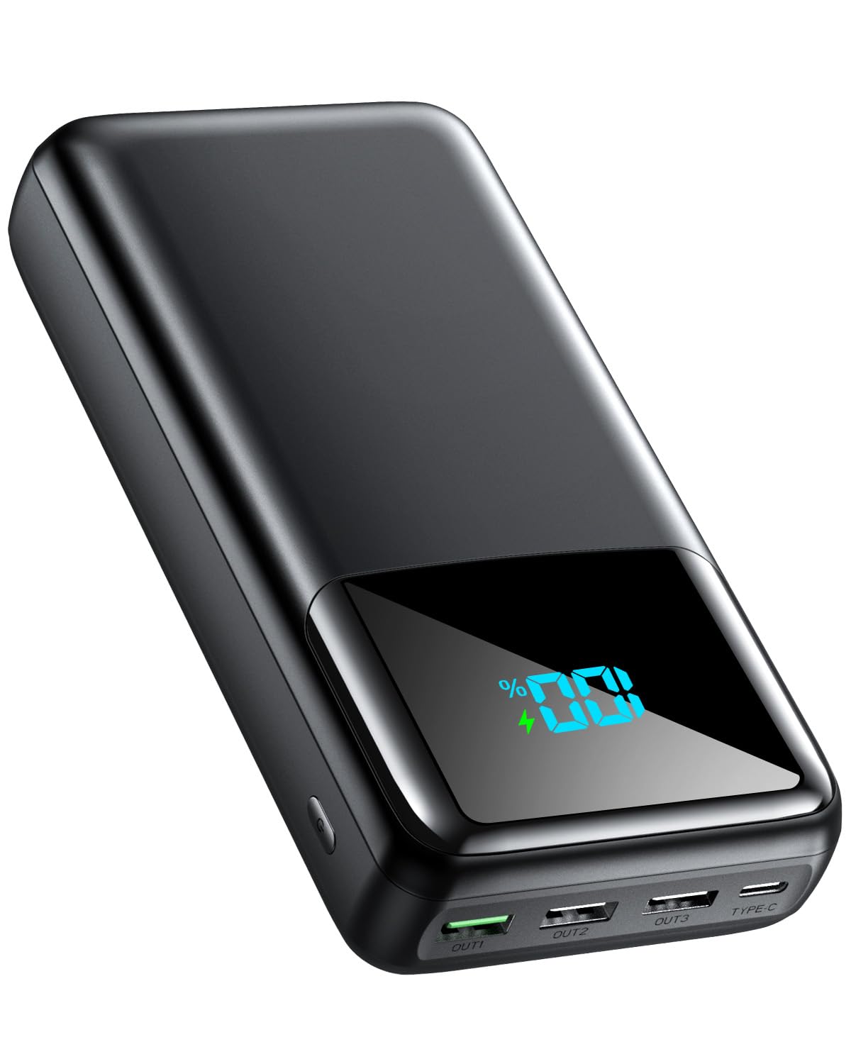 Portable Charger Power Bank 50000mAh, USB-C PD 30W Fast Charging, High Capacity External Battery Pack for Camping, Portable Phone Charger for iPhone 17/16/15/14/13/12/11 Samsung Android (Black)