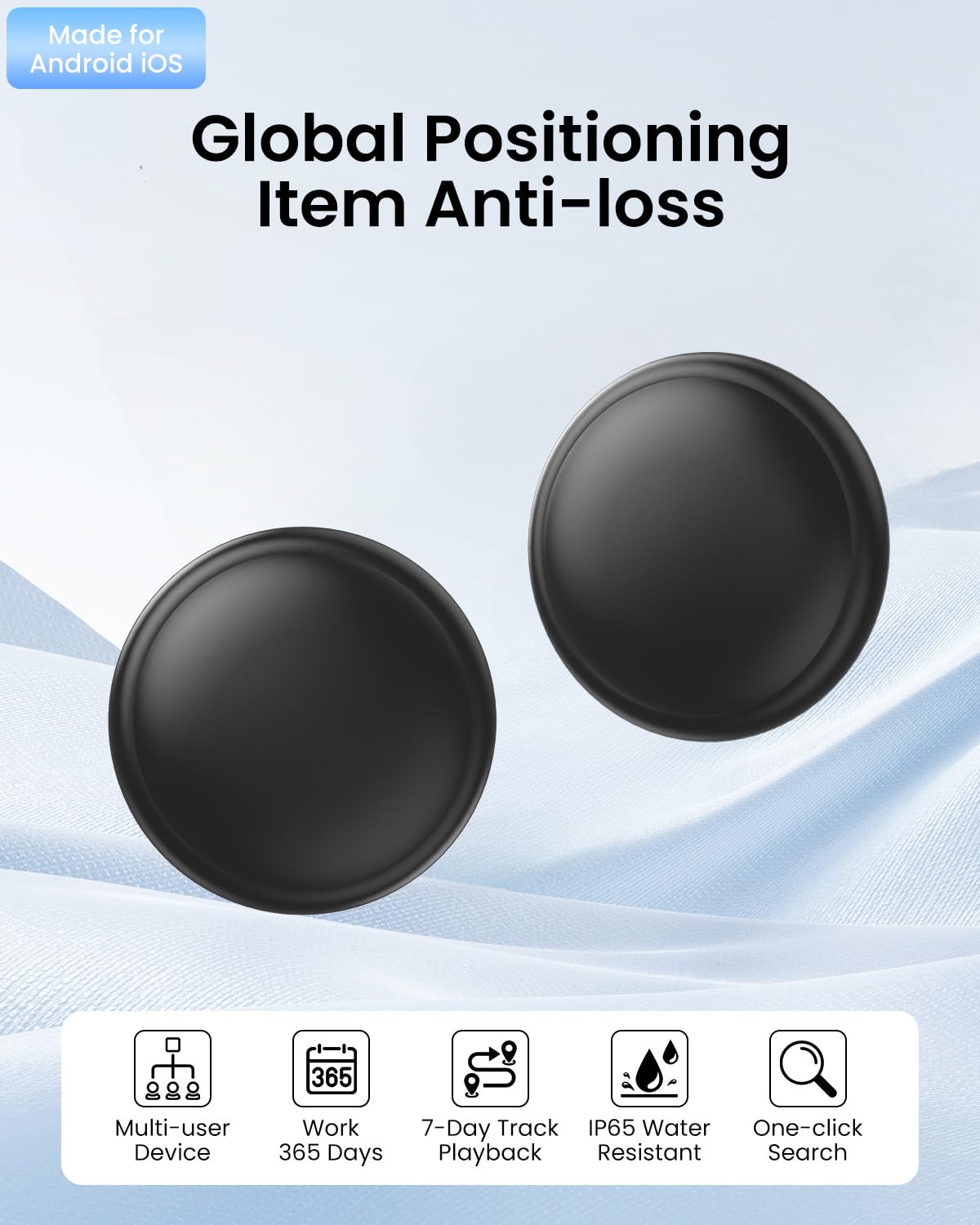 GPS Tracker Device for Car and Vehicles: Mini Hidden Magnetic no Subscription Trackers for Tracking Kids Elderly Vehicle pet - Real Time Location Track Devices no Monthly Fee for Android and iPhone