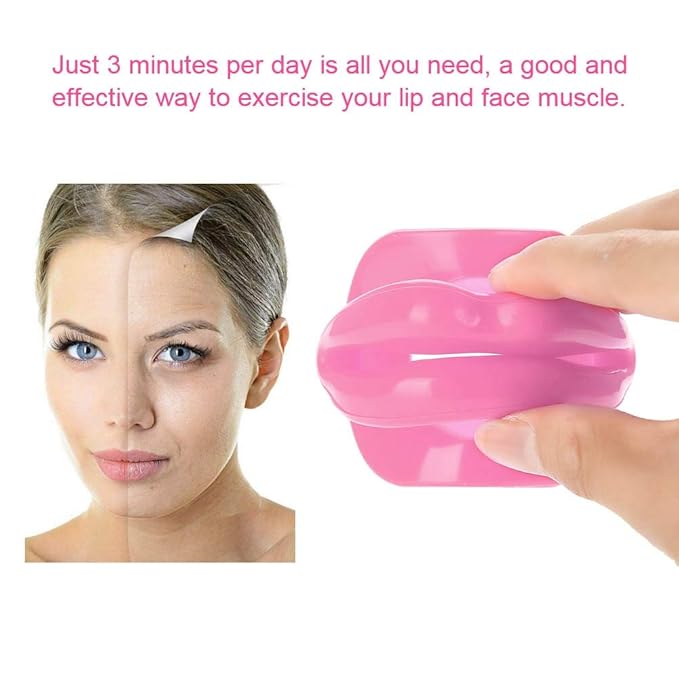 Lips Trainer, Face Slim Exerciser Face Lifting Lip Exerciser Mouth Muscle Tightener Tightening, Silicone Oral Exerciser Face Tool Lips Massage Tightener Face Slimmer(#2)