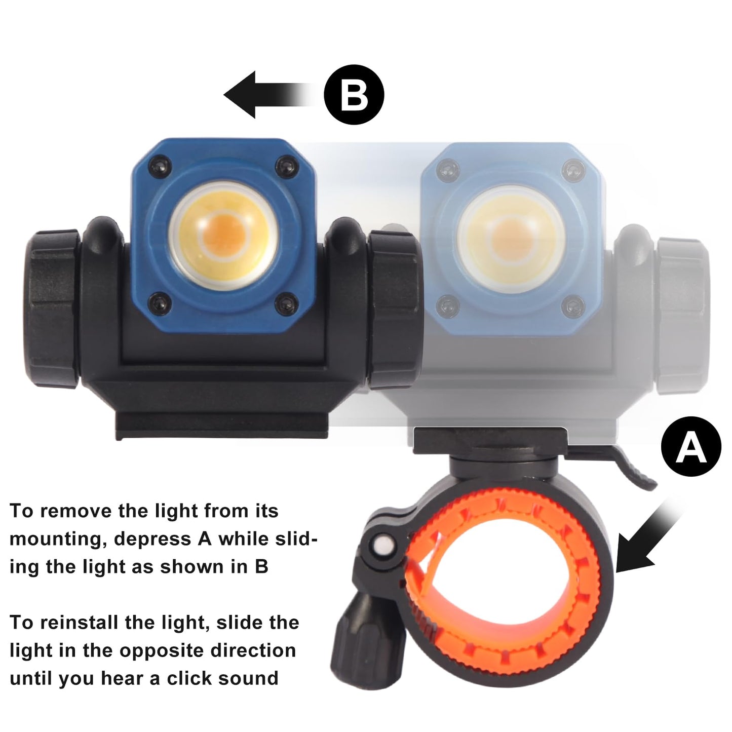 NextLED NT-R3202 Rechargeable Paint Spray Gun Light, CRI 95+ Color Match with 3 Lighting Modes (3000K/4400K/6300K), 450 LM, Mountable & Detachable, Wide Beam, Universal Auto Paint Gun Light Bracket