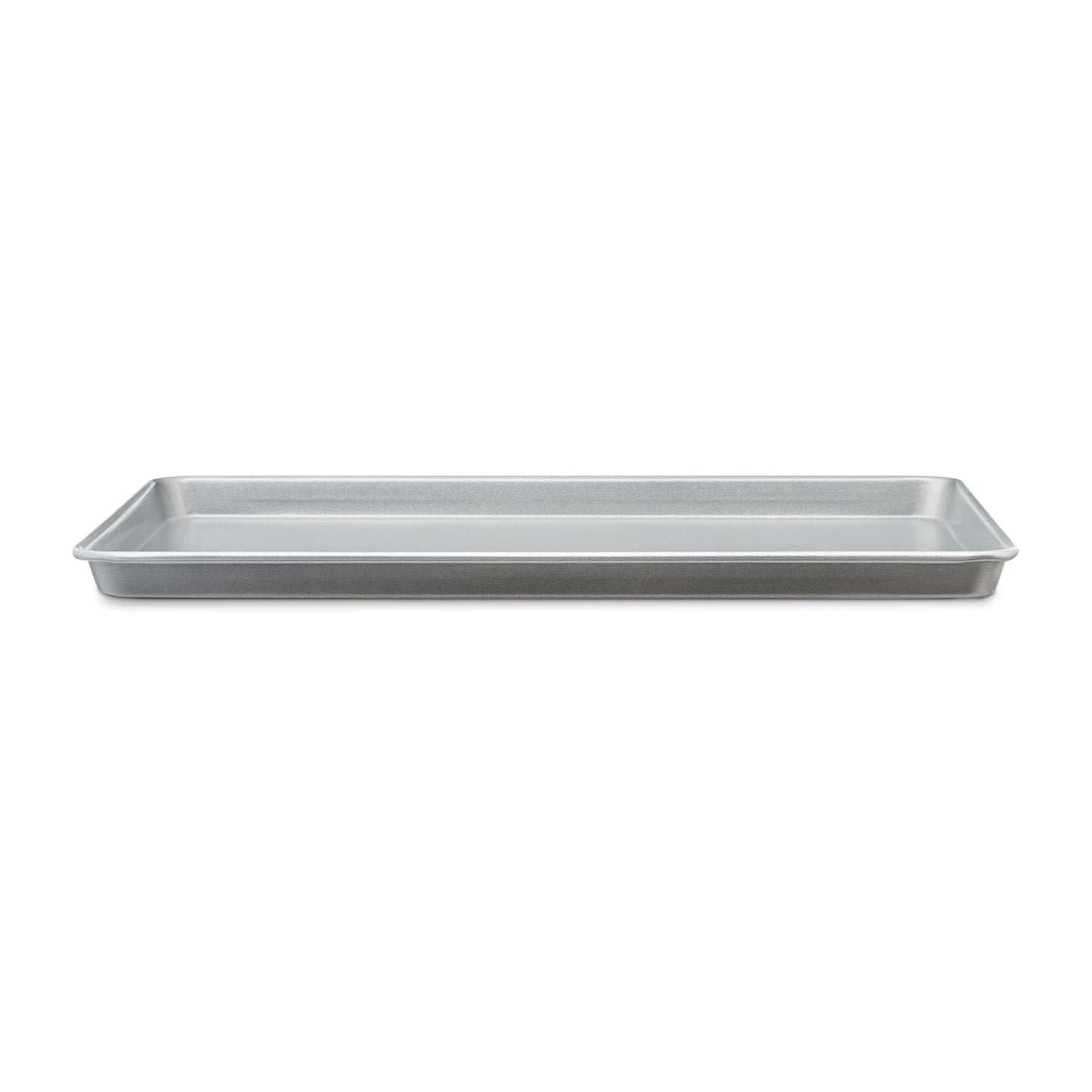 Amazon Basics Ceramic Nonstick Baking Sheets & Cooling Rack Set, Dishwasher Safe, Oven Safe, Half Sheet Size, Gray, 2-Pack