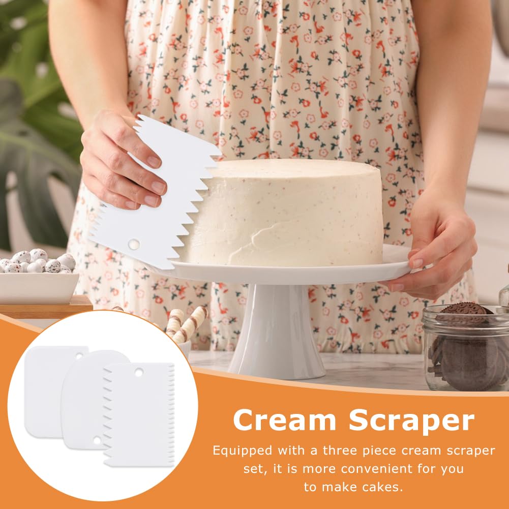 Zorivane Dessert Decorating Syringe Set, Frosting Piping Kit with 6 Piping Tips, 9 cupcakes, 2 adapter, 3 cream squeegee, Stainless Steels Cupcake Decorating Kit for Baking