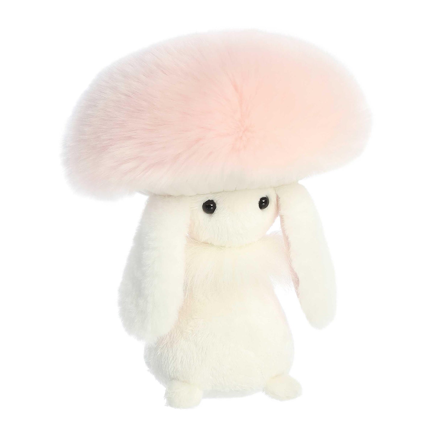 Aurora® Vibrant Spring Fungi Friends™ Stuffed Animal - Decorative Companion - Endless Fun - Pink 8 Inches