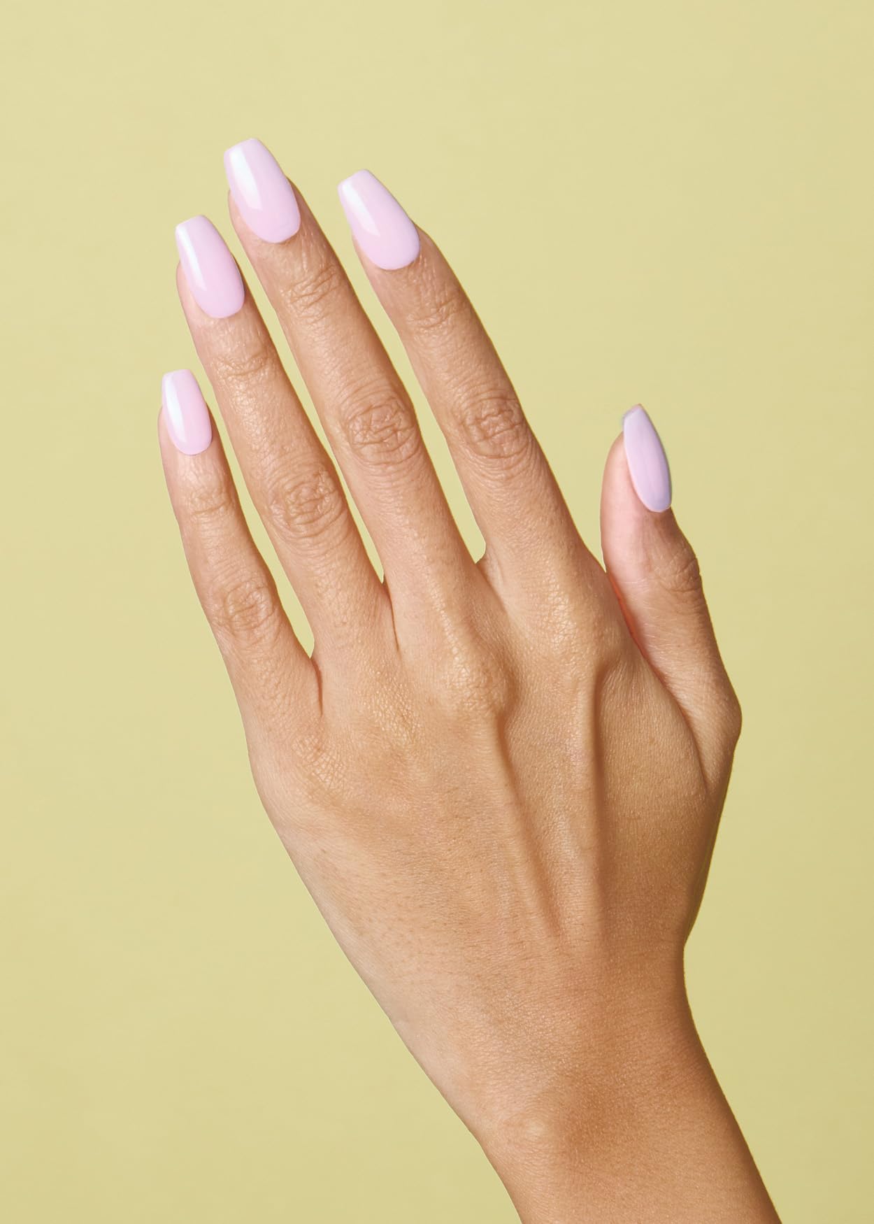 ohora Semi Cured Gel Nail Strips (N Bare Pink) - Works with Any Lamps, Salon-Quality, Long Lasting, Easy to Apply & Remove - Includes 2 Prep Pads, Nail File & Wooden Stick