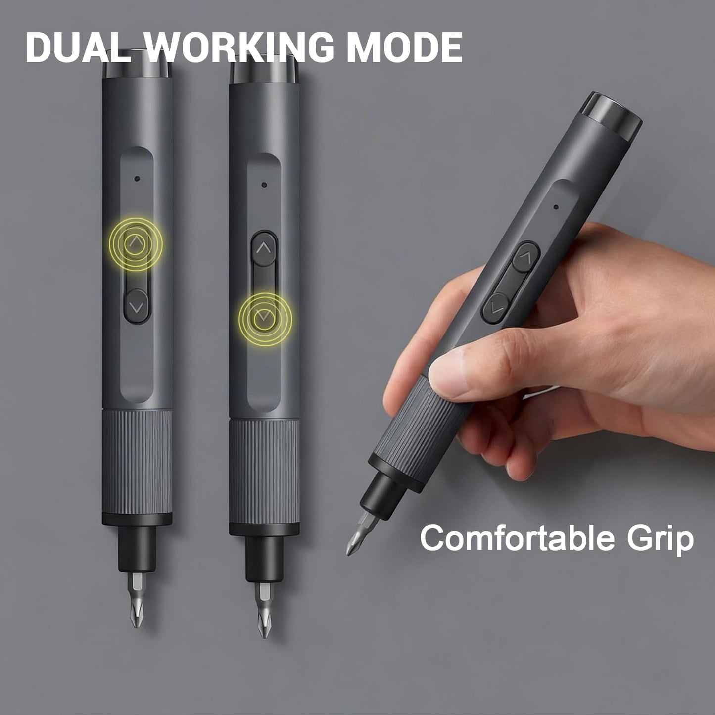 Mini Electric Screwdriver Set, 26-in-1 Rechargeable Electric Precision Screwdriver, Electronics Screwdriver Set for PC, Phone, Laptop, Camera & Electronics Repair