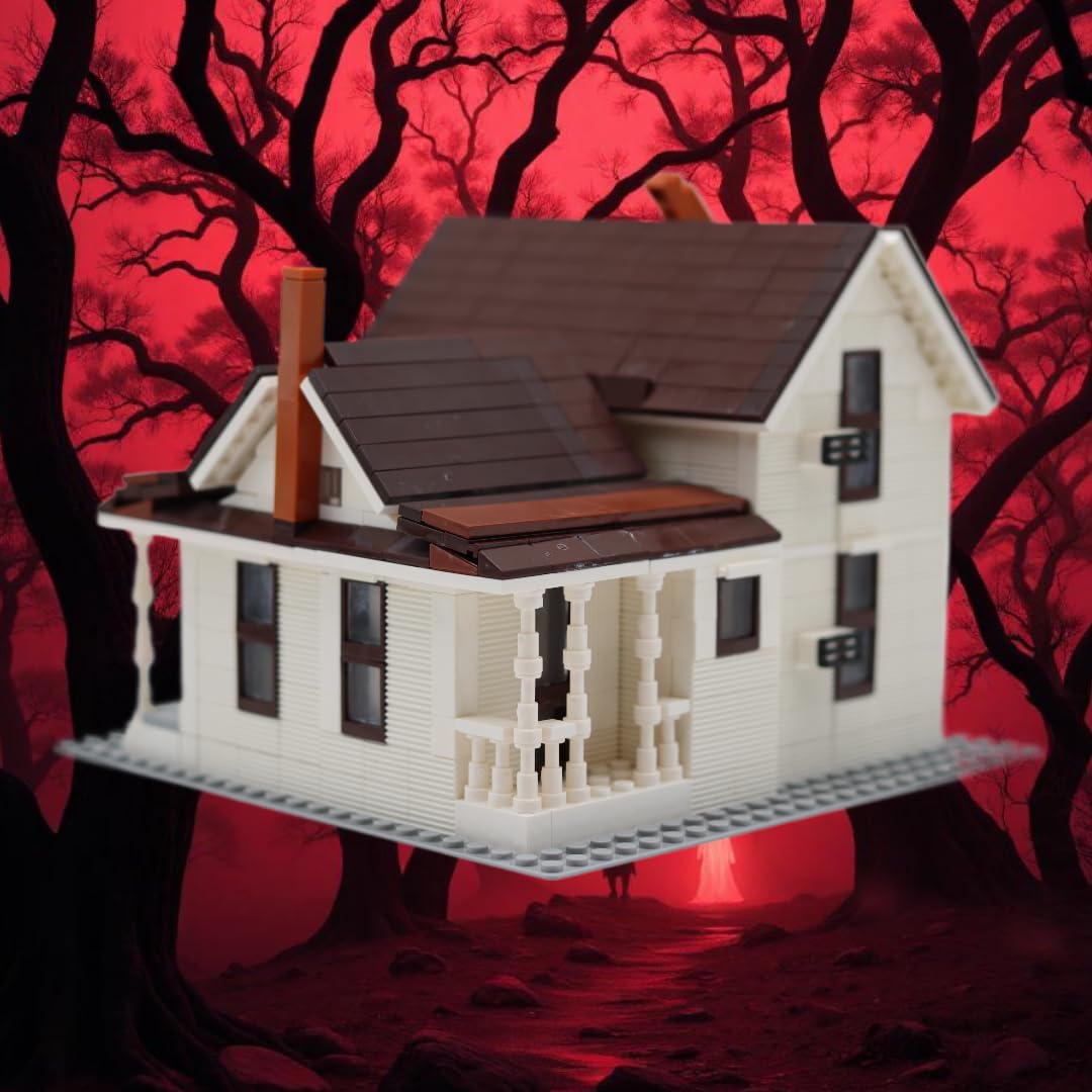 US Ghost Adventures Villisca Axe Murder House Complete Building Block Set, Historic Crime Scene Model Kit, 795 Pieces, Ages 13+, 7.4 x 7.4 x 6.42 Inches