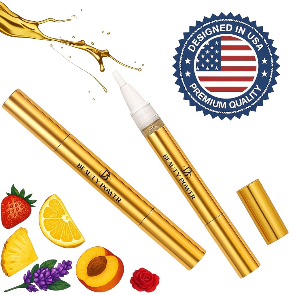 Manicure Pedicure Set 7-1 & Pineapple Cuticle Oil Pen for Free Bundle, Stainless Steel, Ultra Sharp, Slanted Nail Clipper, Fingernail Clipper, Cuticle Nipper, Glass Nail File, Eyebrow Tweezers