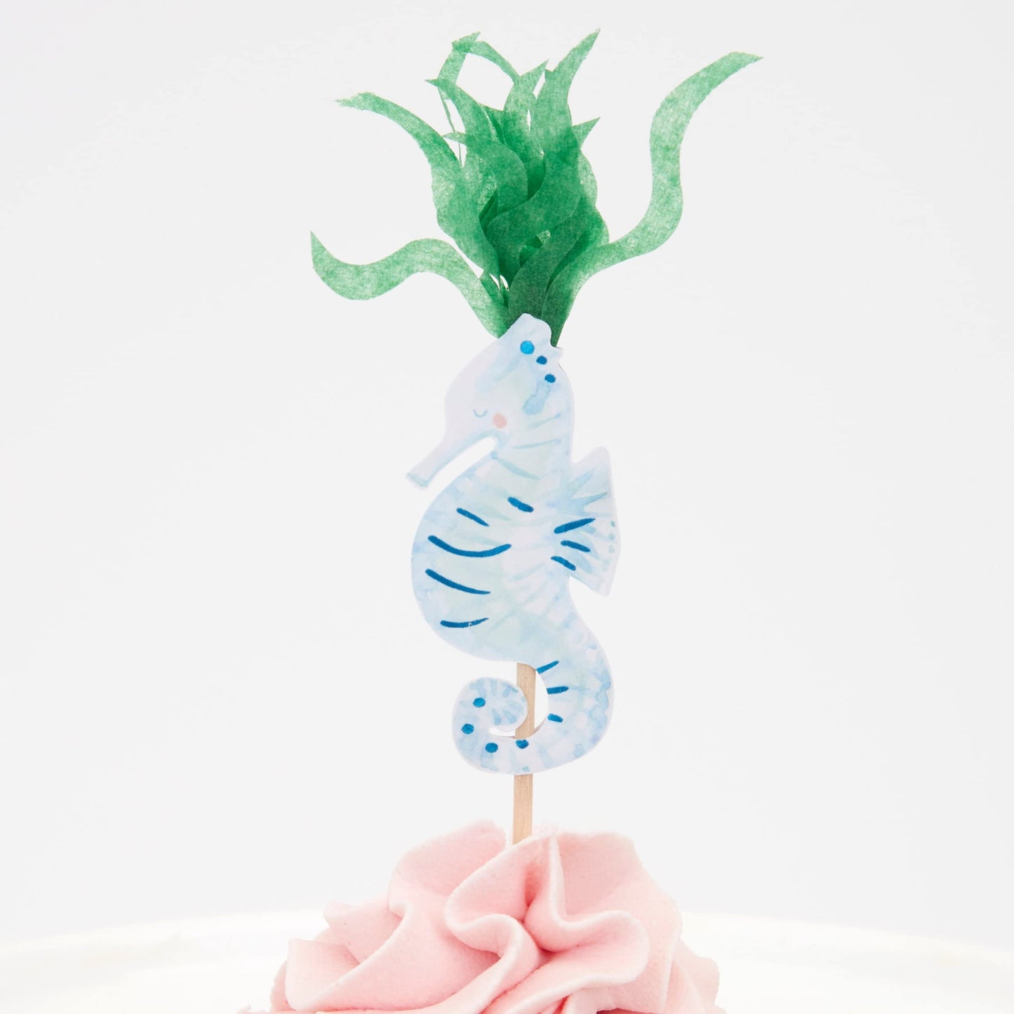 Meri Meri Mermaid Cupcake Kit (Pack of 24) - Includes Toppers & Liners, Disposable