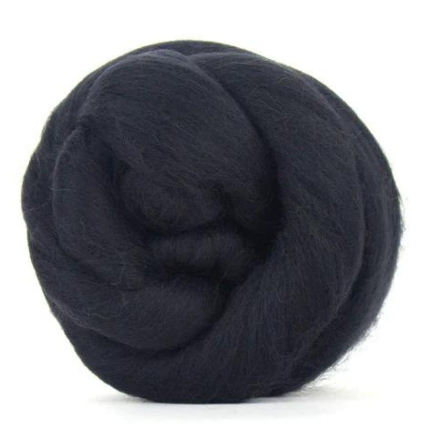 Revolution Fibers Merino Wool Combed Top | 1 lb Premium Wool Roving | 22 Micron, Best Merino Wool for Spinning, Tapestry, Needle Felting, Big Yarn Roving and Wall Hangings (Charcoal Black)