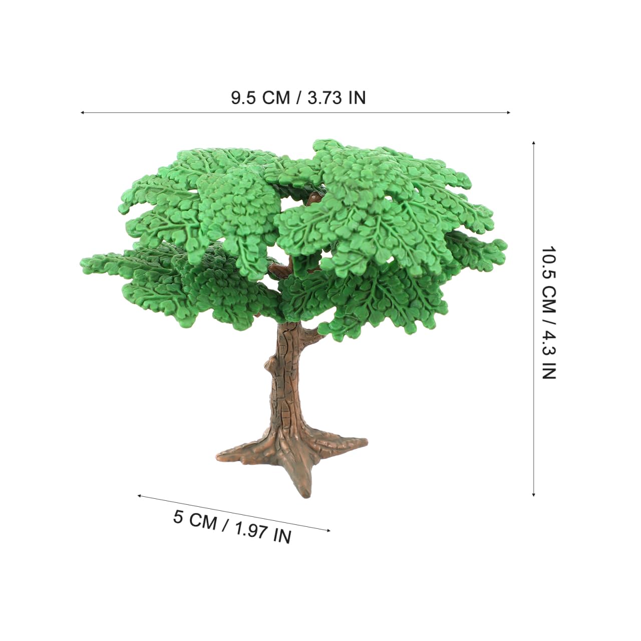 NUOBESTY Model Trees, 3pcs Mini Pine Tree Cypress Model Train Scenery Architecture Trees Fake Trees Model Diorama Tree for Landscape, Sand Table, Dollhouse Decor