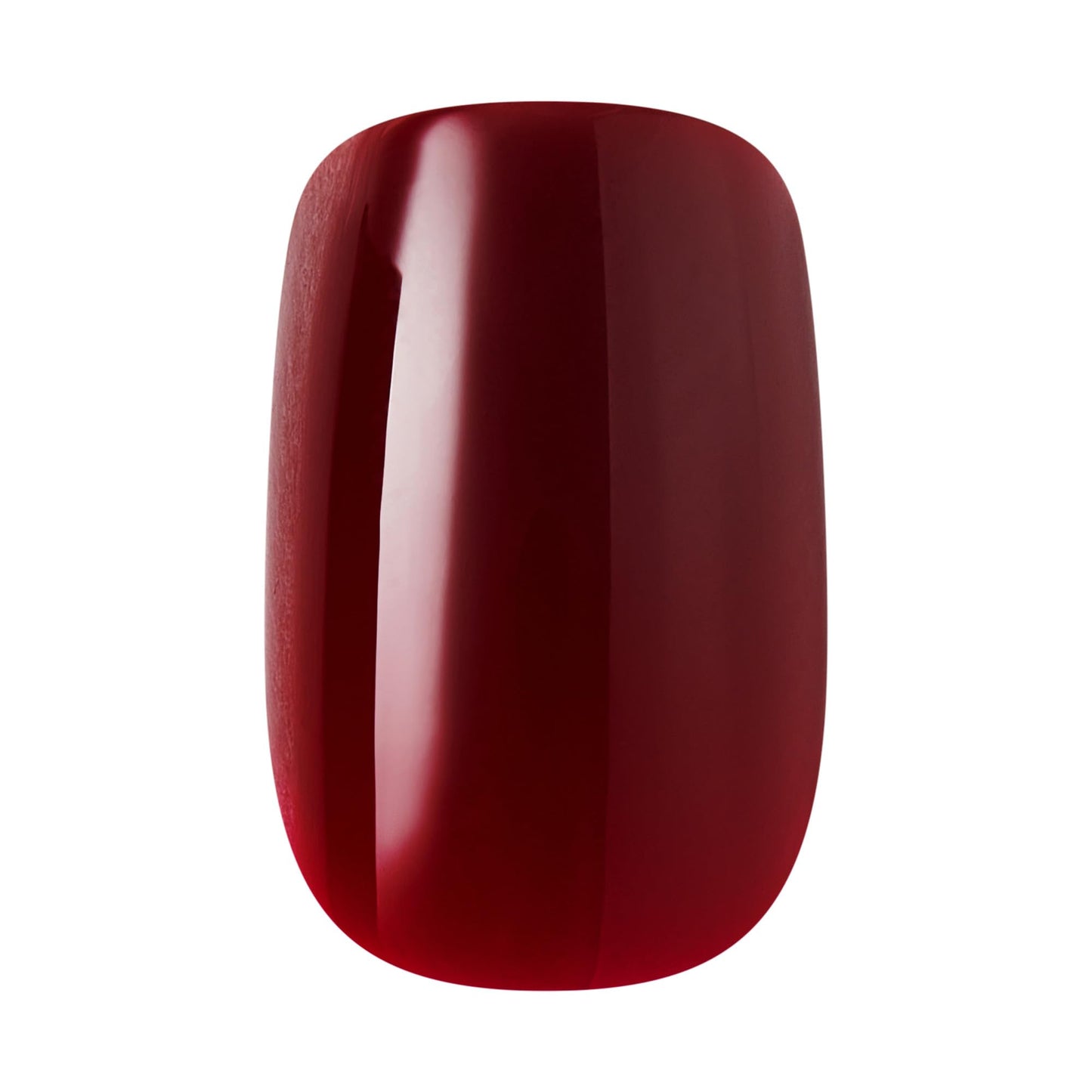 Kiss Core, Press On Nails, Nail glue included, 'Sprightly', Red, Short Size, Squoval Shape, Includes 32 Nails, 2g Glue, 1 Manicure Stick, 1 Mini File