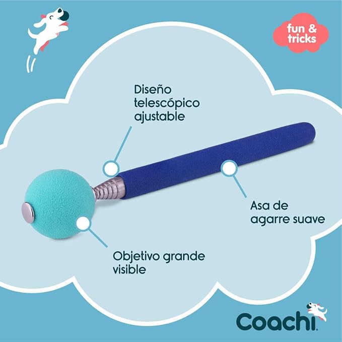 Coachi Target Stick | Navy/Light Blue