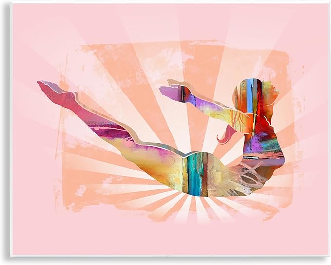Stupell Industries Abstract Mindfulness Exercise Wall Plaque Art Design by Tim Parker, 14 x 11