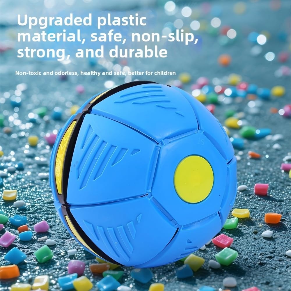 Seiyeje Magic Ball pop-up Bouncing Ball, Glowing and Flashing Bouncing Ball, Suitable for Fun Lighting,can be Played Indoors or Outdoors, Party Gift(2Pack, NO Lights)