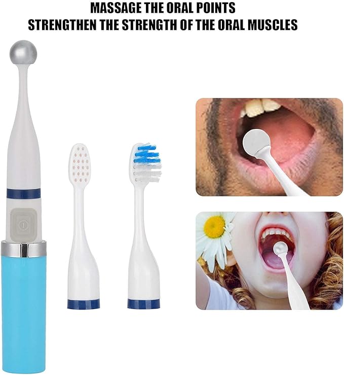 Tongue Muscle Trainer, Dry Mouth Relief Products Mouth Exerciser Electric Tongue Muscle Perceiving Training Recovery Device for Women Man Tongue Mouth Muscle Training Tools Massager Trainer Lips Set