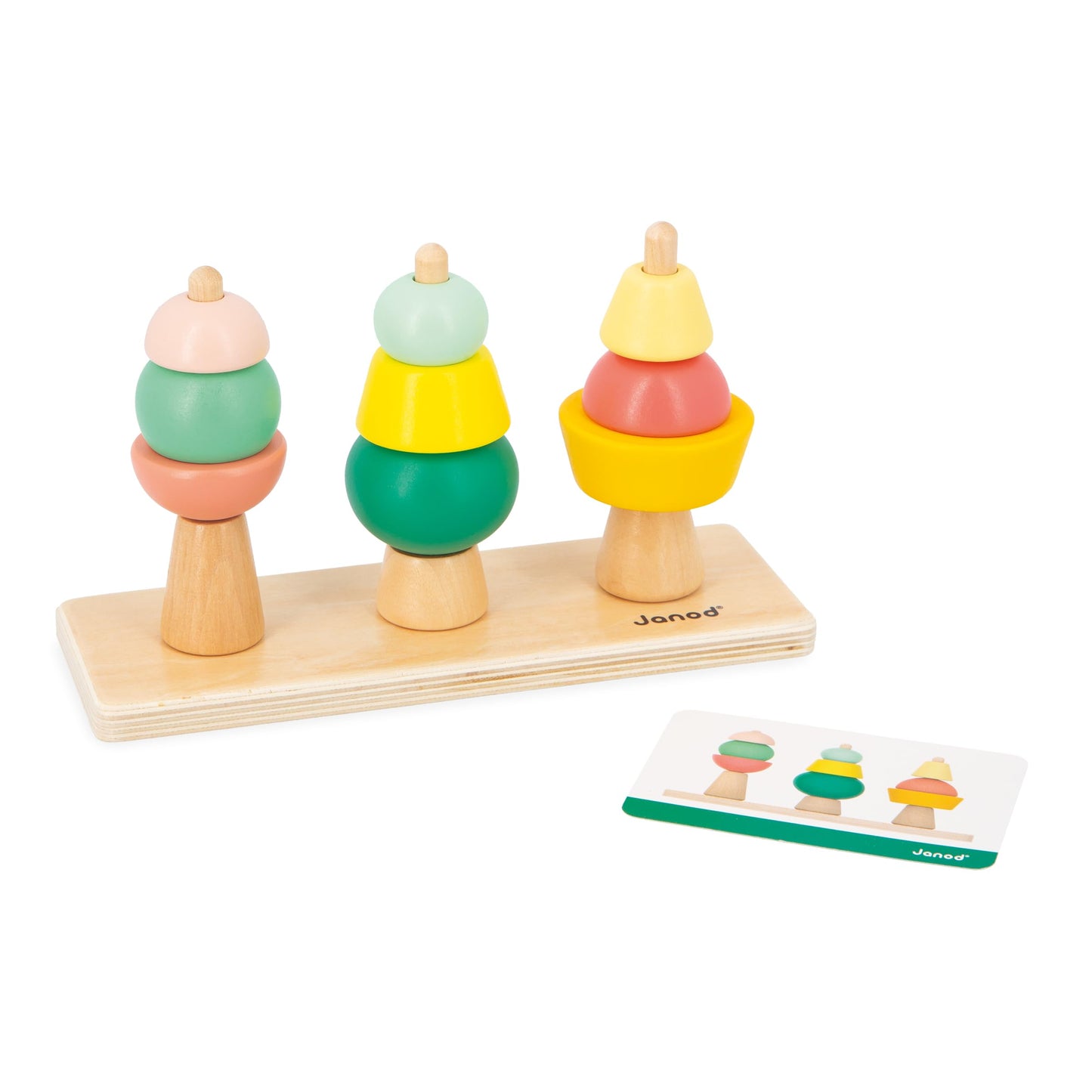 Janod Toy Box - 4 Piece Subscription Learning Set - Early Learner Essentials - Ages 36 Months+ - J04066