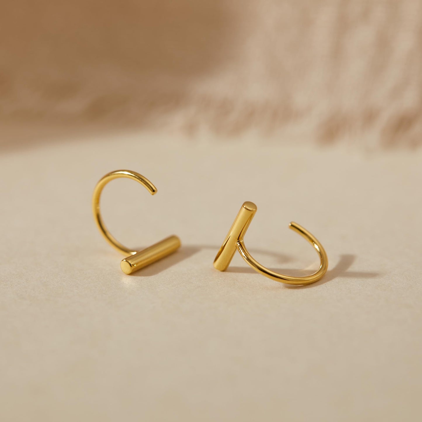 Huggie Hoop Cartilage Earrings 925 Sterling Silver Half Hoop Earrings for Women
