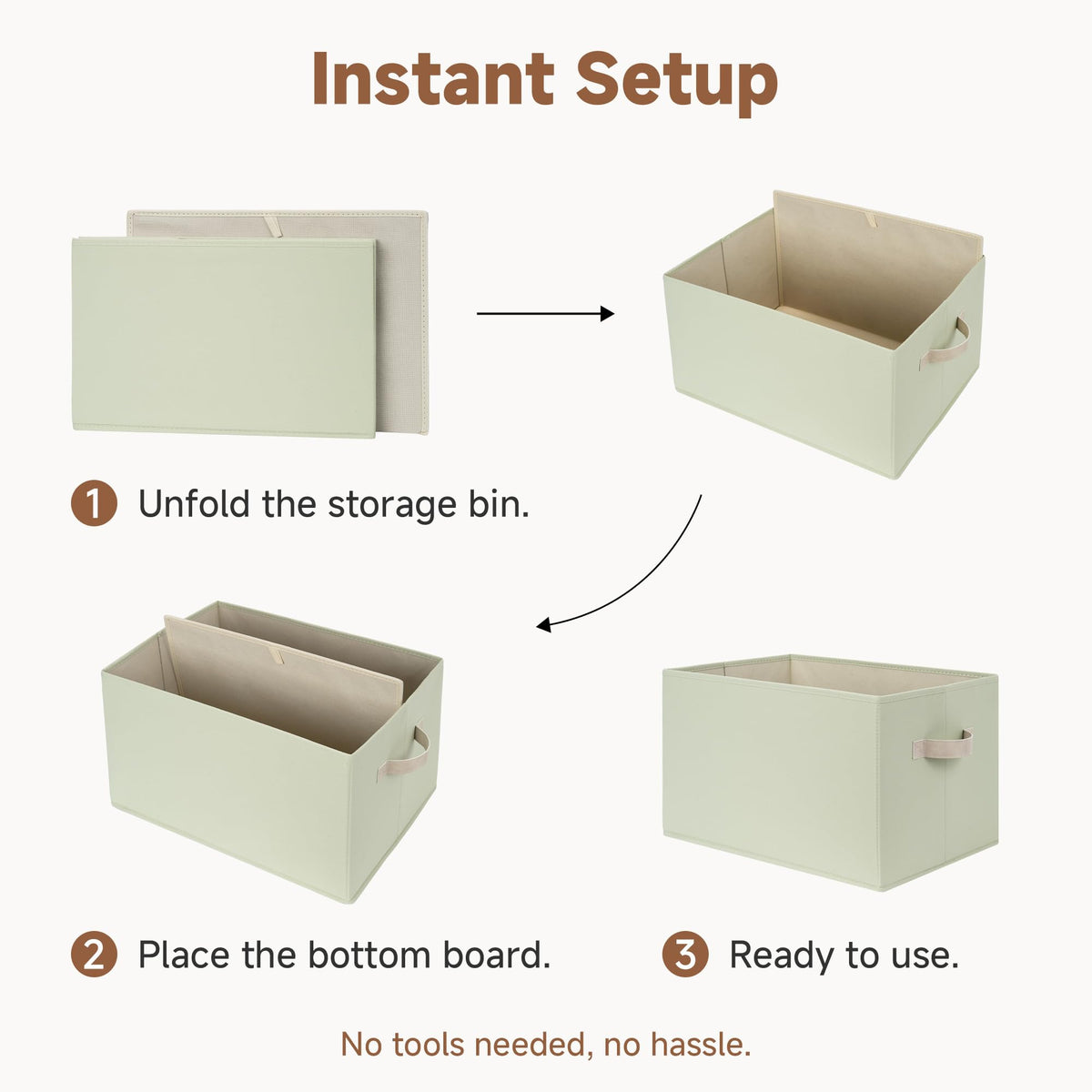 Closet Storage Bins (3 Count)