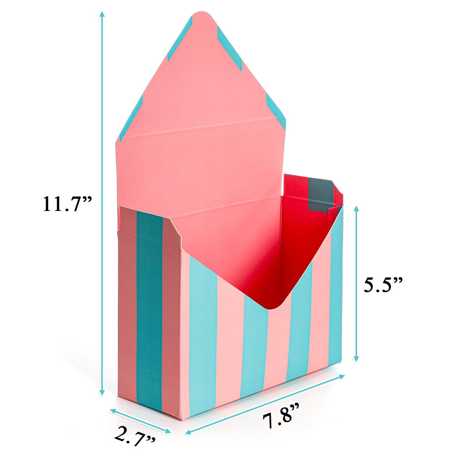 Elsjoy Set of 10 Florist Bouquet Envelope Boxes, 10 Styles Flower Bouquet Packaging Gift Paper Boxes for Wedding, Valentine's Day, Mother's Day