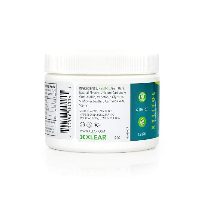 Spry Fresh Natural Xylitol Chewing Gum Dental Defense System - Aspartame-Free, Sugar-Free, Non-GMO, Gluten-Free (Wintergreen, 100 Count - Pack of 1)