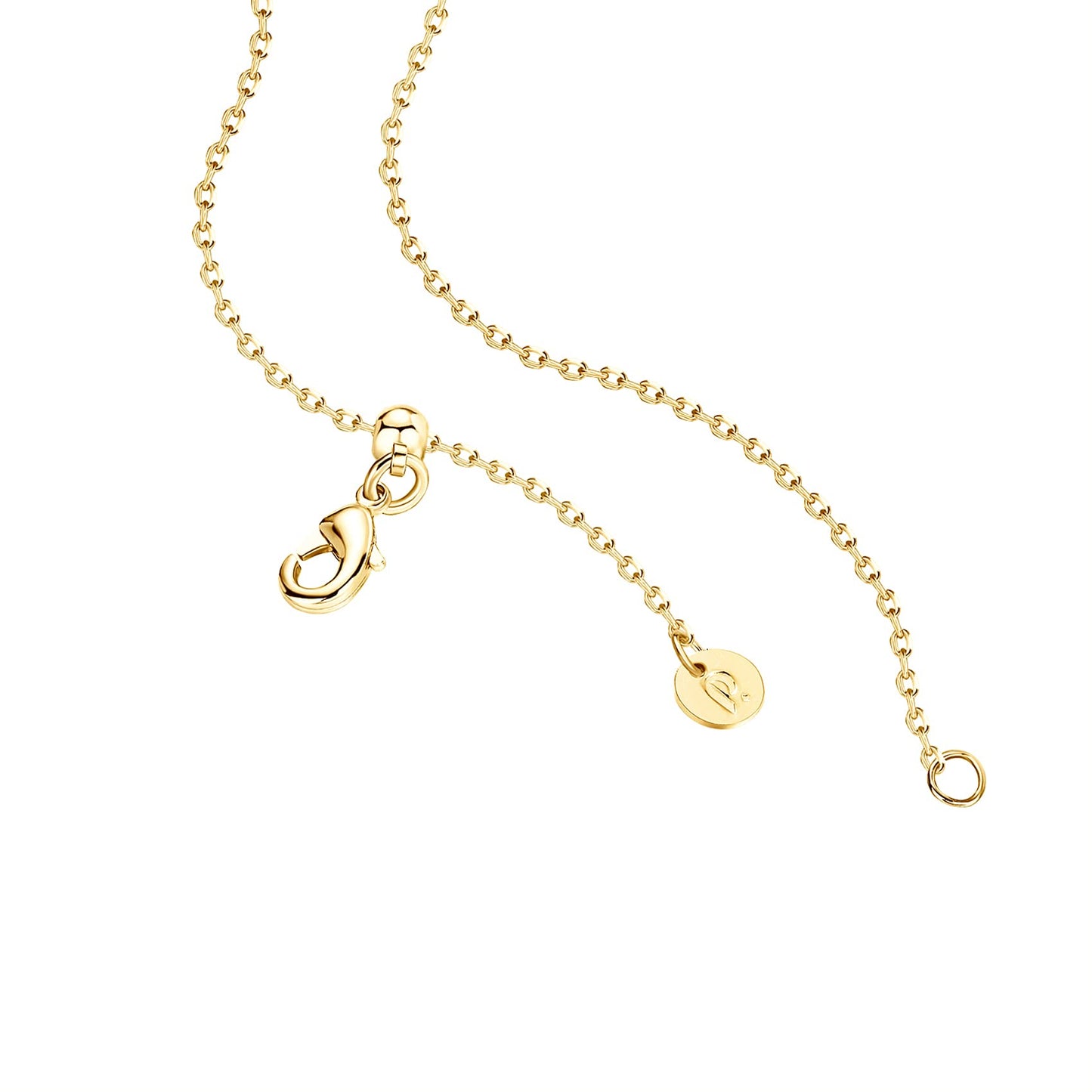 PAVOI 14K Gold Plated Pendant Necklace l Necklaces for Women (Oval, Yellow Plated)