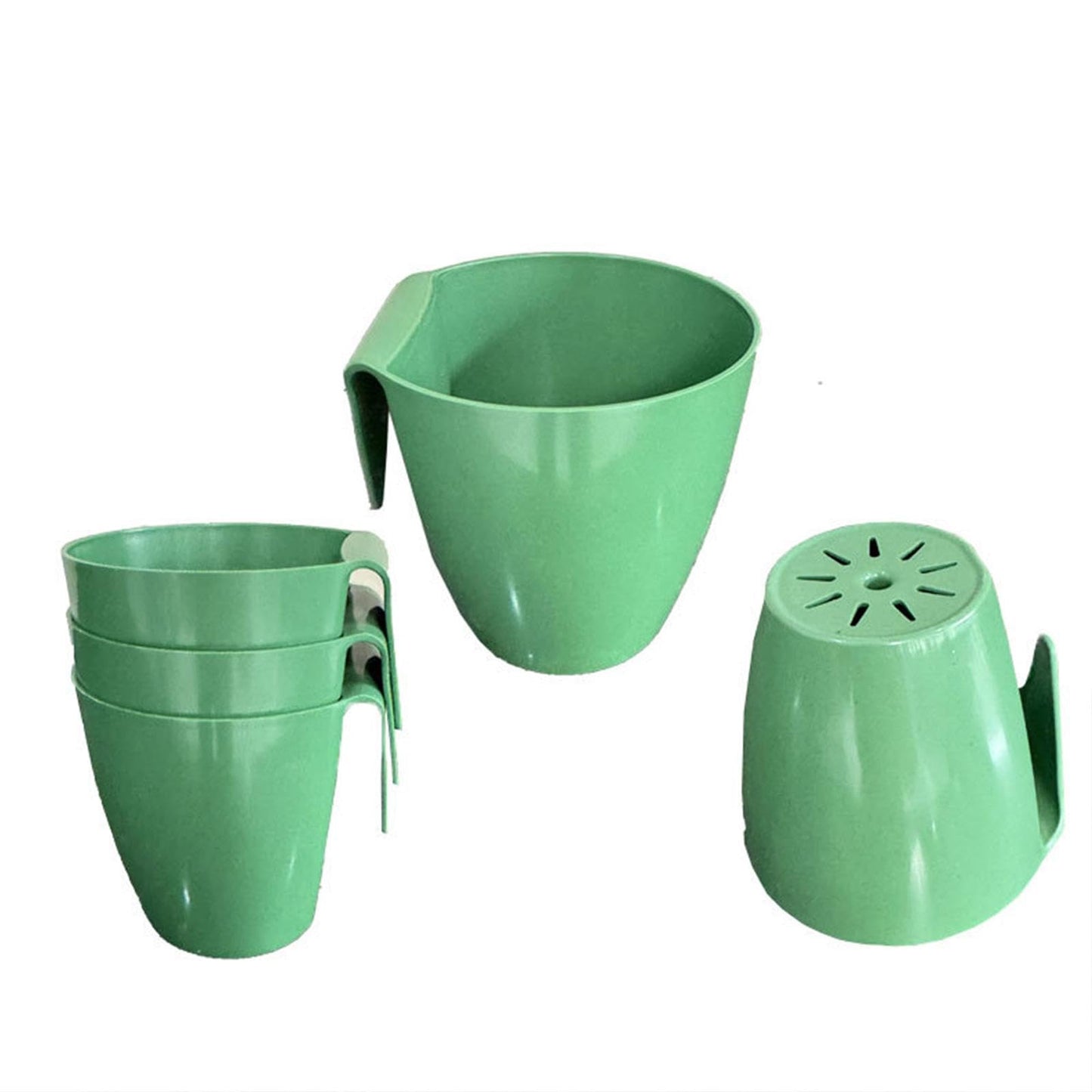 Qianly 20 Pieces Strawberry Propagation Cup Seedling Pot Versatile for Transplanting Tool Accessories Side Hanging, Size L